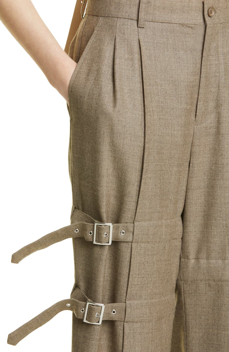 Noir Kei Ninomiya Women's Wool Gabardine Pants, Alternate, color, 