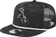 New Era Men's New Era Black Chicago White Sox Gummy Golfer Trucker Snapback Hat
