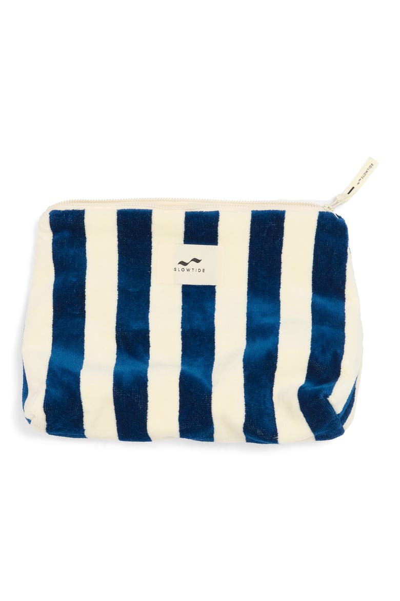 Cabana Terry Pouch, Main, color, DEEP POOL
