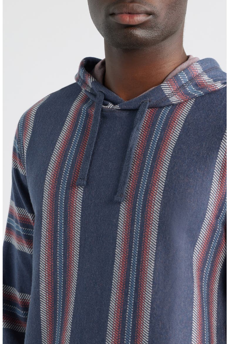 Legend Stripe Organic Cotton Blend Hoodie, Alternate, color, VINTAGE SERAPE