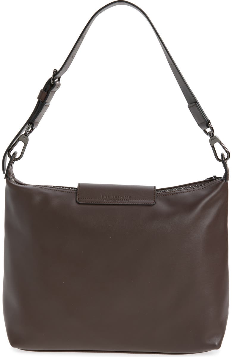 Longchamp Medium Le Pliage Xtra Leather Hobo Bag, Alternate, color, Mocha