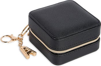 Initial Charm Jewelry Box
