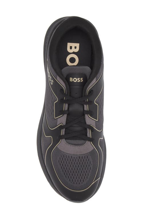 Hugo Boss Boss Owen Runn Empr Sneaker In Black