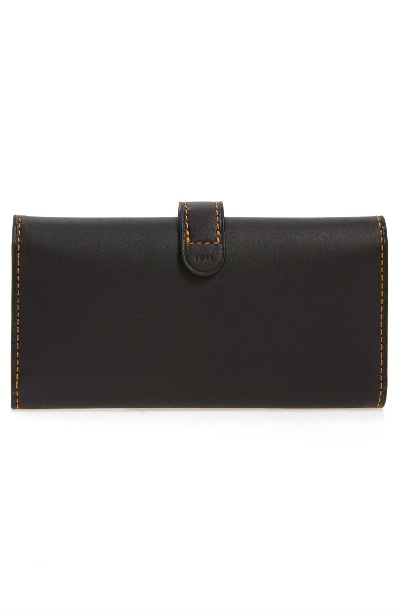 COACH Slim Leather Trifold Wallet, Alternate, color, 
