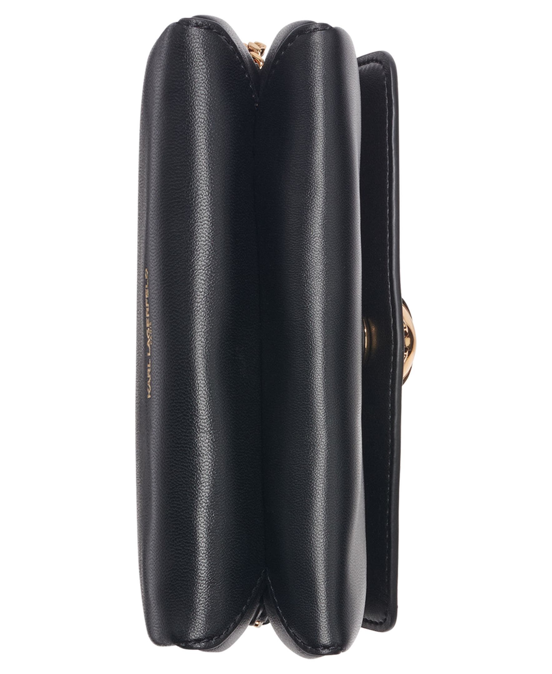 KARL LAGERFELD PARIS Chantaye Crossbody, Alternate, color, Black/Gold