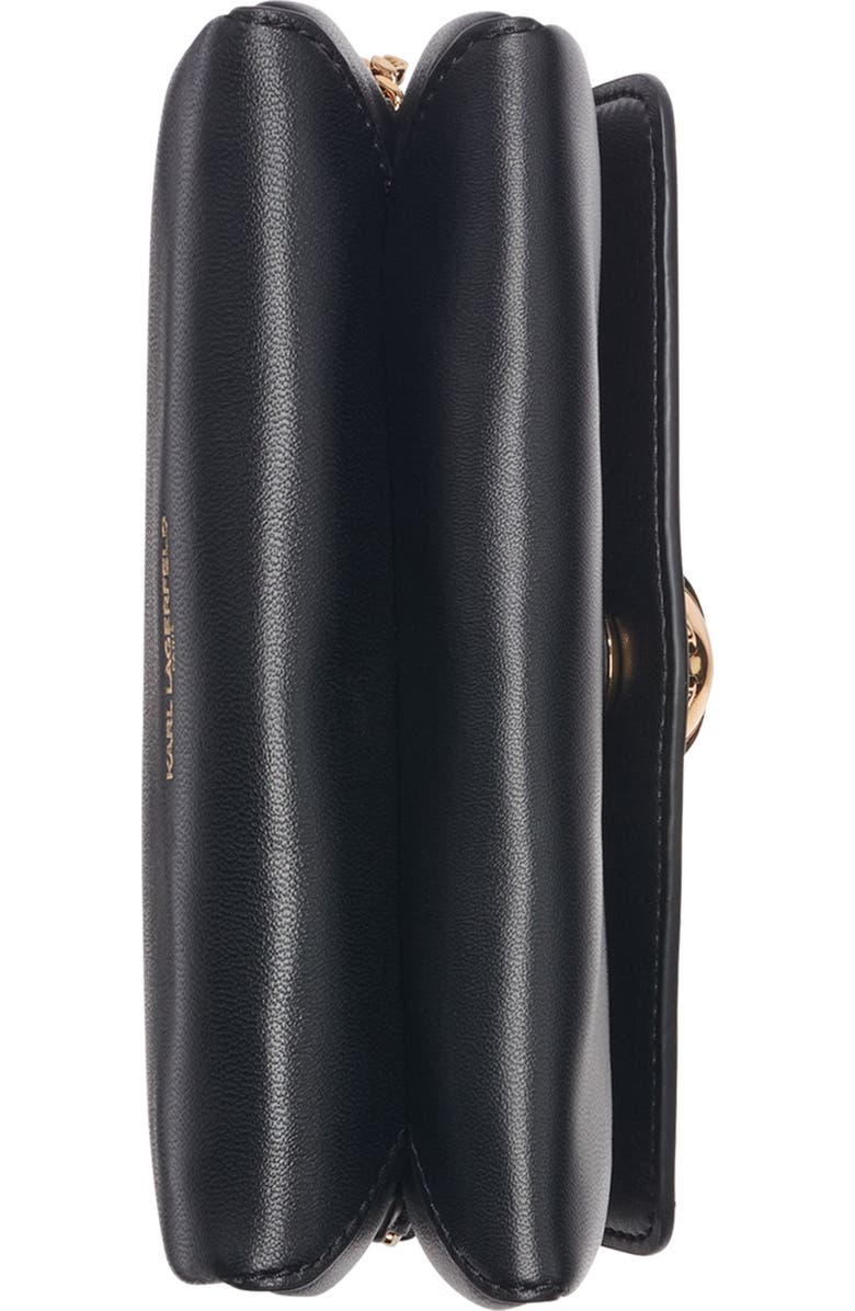 KARL LAGERFELD PARIS Chantaye Crossbody, Alternate, color, Black/Gold