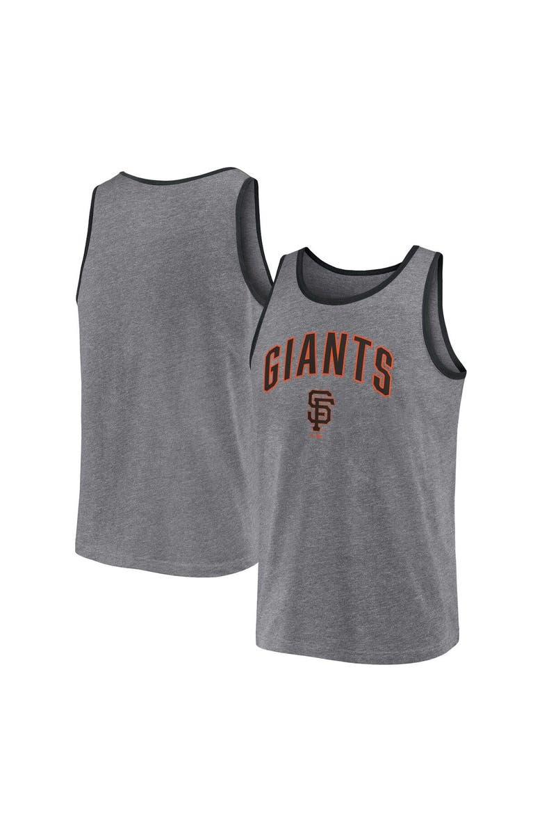 FANATICS Men's Fanatics Branded  Heather Gray San Francisco Giants Primary Tank Top, Main, color, Heather Gray