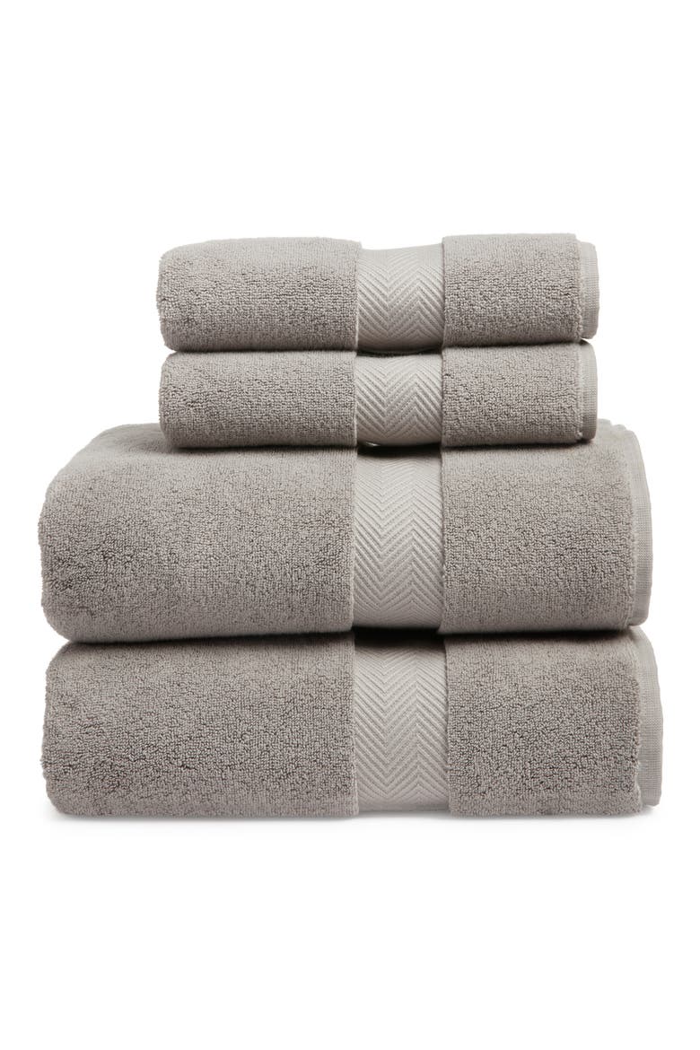 Organic Hydrocotton 4-Piece Bath Essentials Set $116 Value, Main, color, GREY GRIFFIN