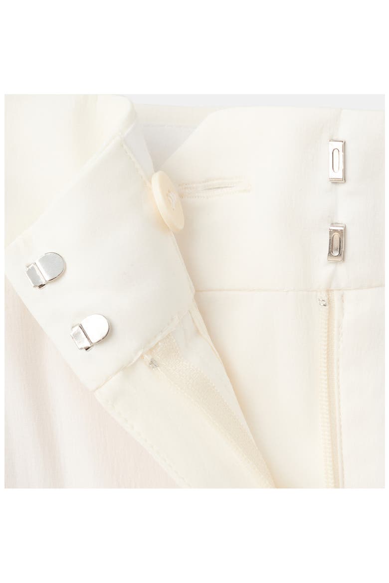 Starring Hailey Bieber Kash Cotton Blend Pants, Alternate, color, WHITE
