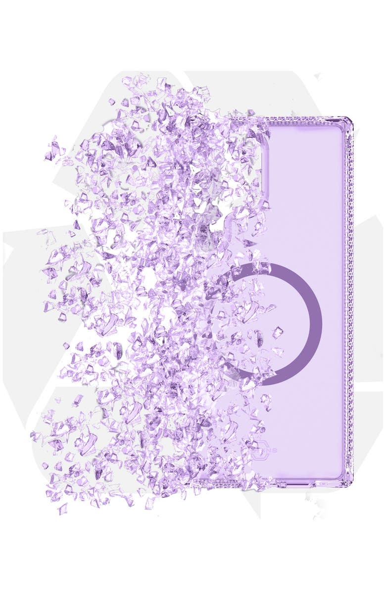 ITSkins Hybrid_R Vapor MagSafe Case for Samsung Galaxy S25 Ultra, Alternate, color, Purple