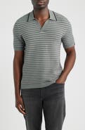 rag & bone Aaron Stripe Johnny Collar Polo
