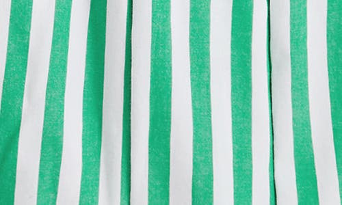 Polo Ralph Lauren Kids' Stripe Cotton Poplin Shorts (big Kid In Green