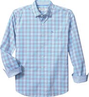 Tommy Bahama Sarasota Stretch Sea Check IslandZone® Button-Up Shirt