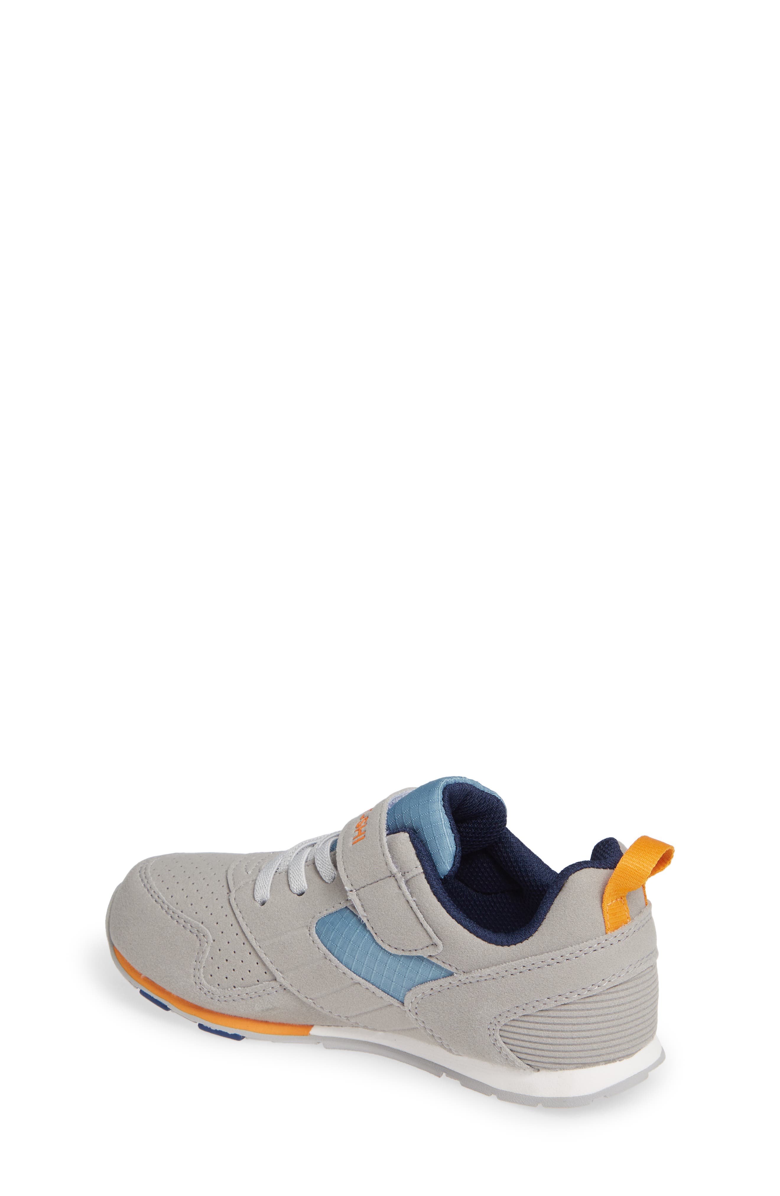 Racer Washable Sneaker, Alternate, color, GRAY/ SEA