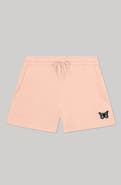 Dalix Womens Butterfly Midweight Washed Fleece Shorts