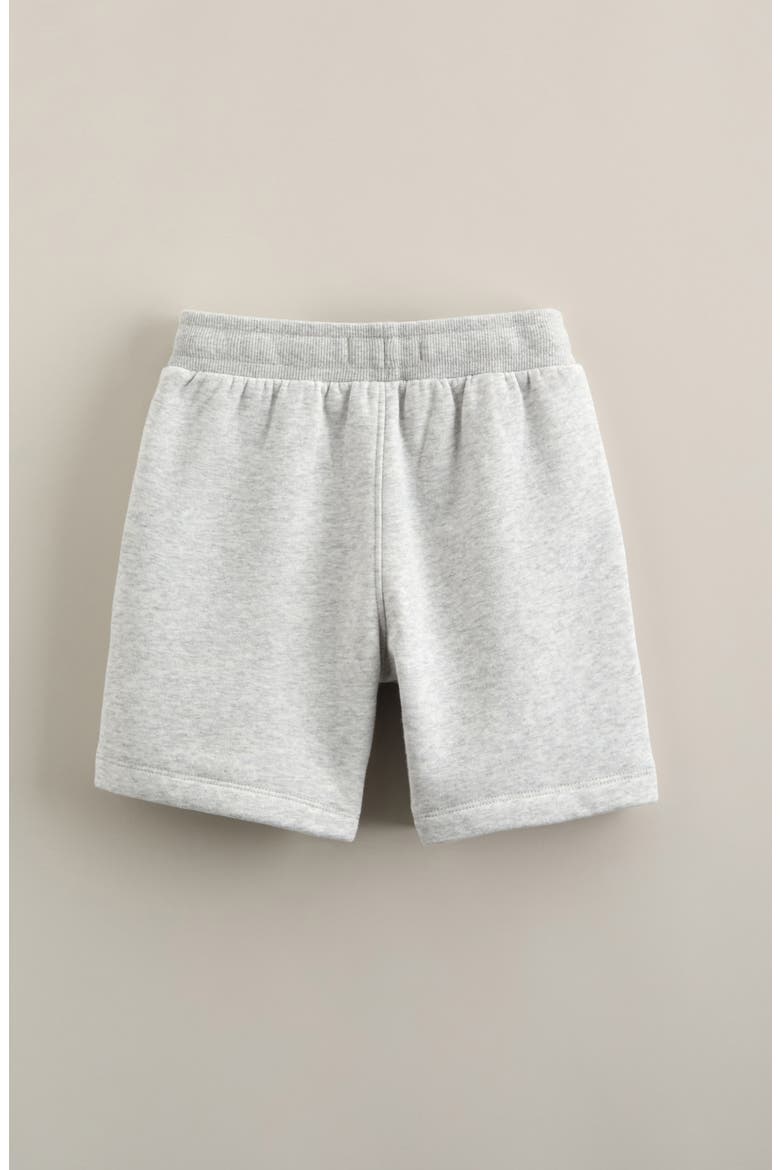 Kids' Cotton Blend Fleece Drawstring Shorts, Alternate, color, GREY LIGHT HEATHER