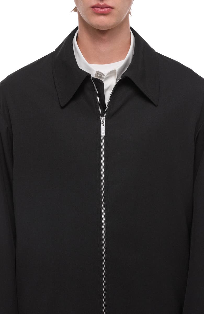 Helmut Lang Wool Gabardine Jacket, Alternate, color, Black