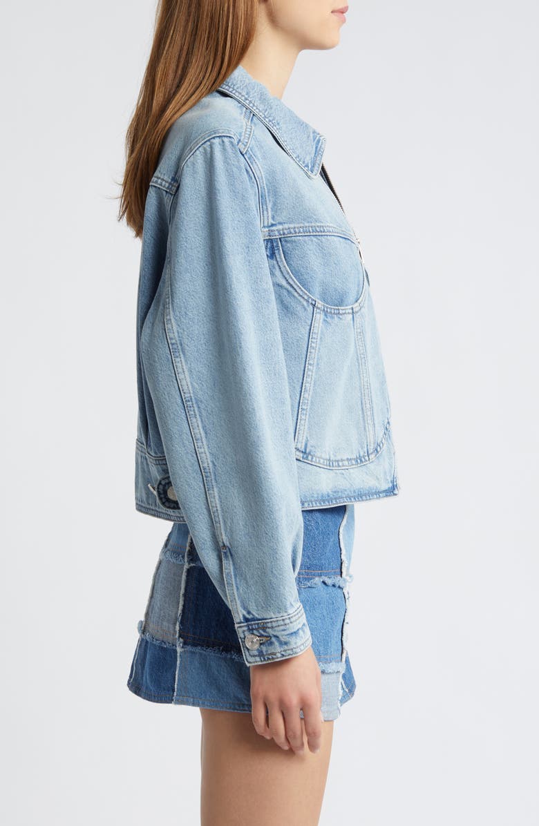 FRAME Heart Denim Jacket, Alternate, color,
