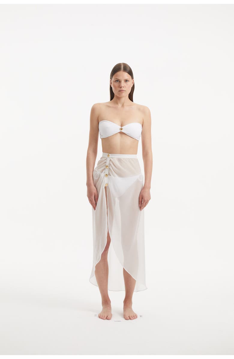 Moeva Xander Cover Up Pareo Resortwear, Main, color, White