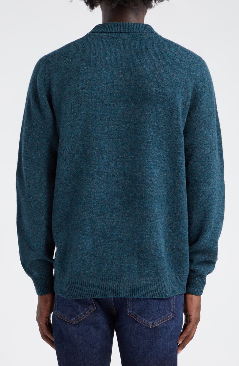 Sunspel Lambswool Polo Sweater, Alternate, color, 