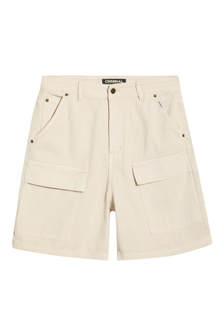 Cotton Cargo Shorts, Alternate, color, WASHED STONE