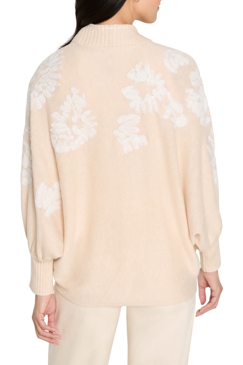 Embroidered Cardigan, Alternate, color, NEUTRAL MULTI