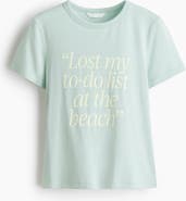 H&M Printed Viscose-blend T-shirt