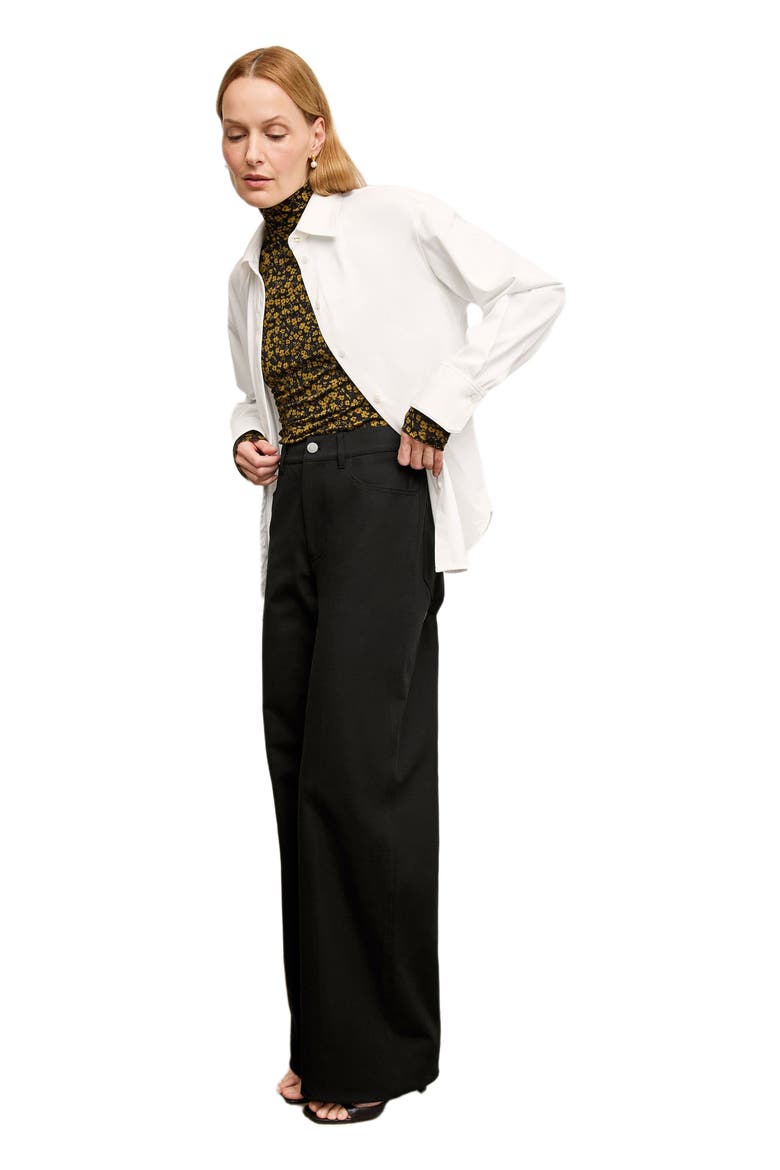 Milo Wide-Leg Jean, Alternate, color, Black