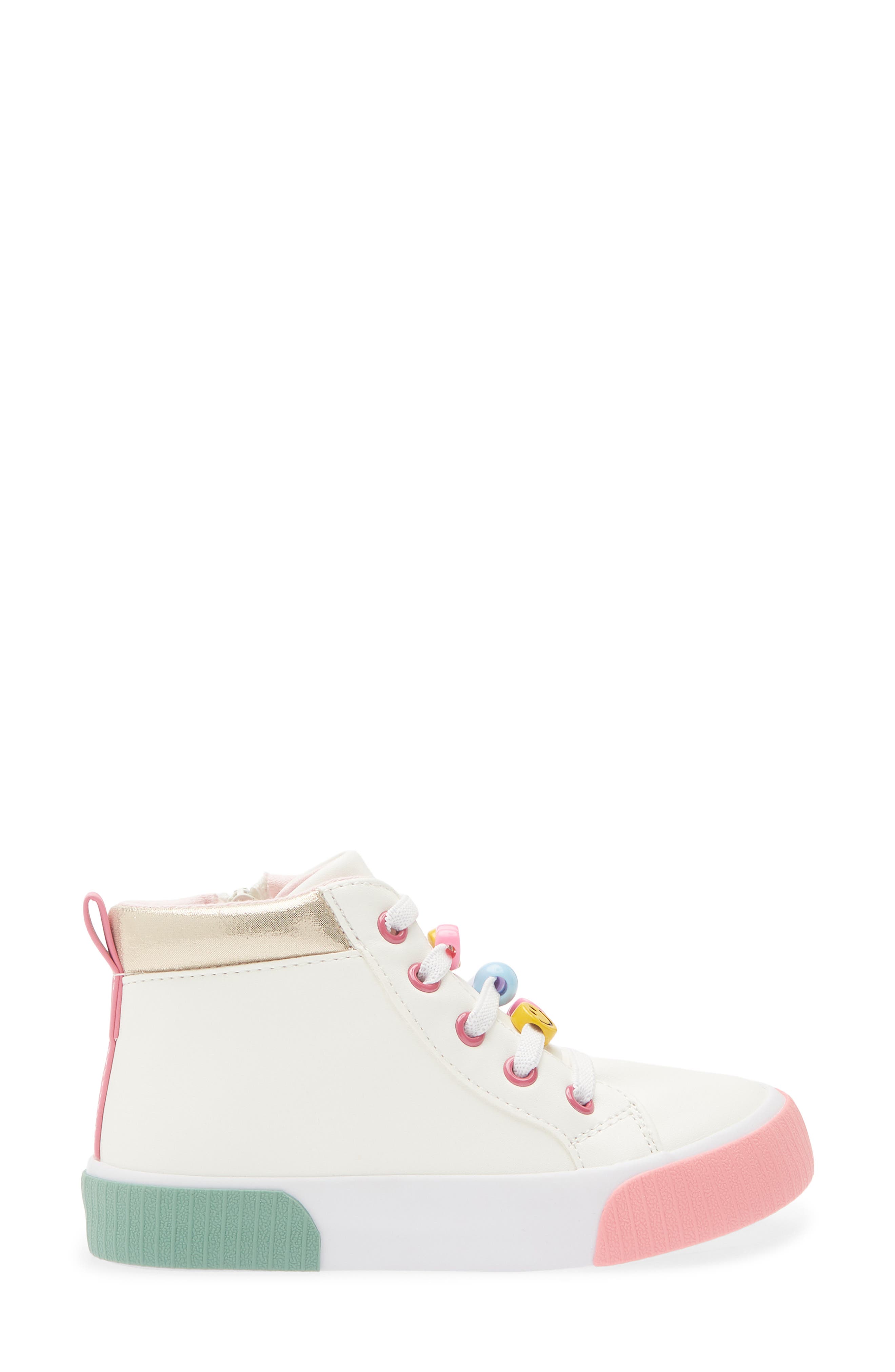 Kids' Friendship Bracelet Sneaker, Alternate, color, WHITE MULTI