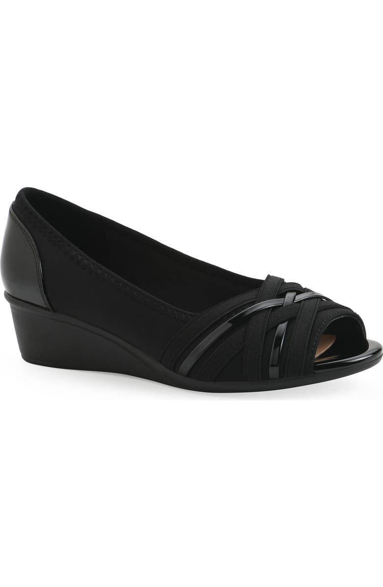CLIFFS BY WHITE MOUNTAIN Boldest Wedge Peep Toe Pump, Main, color,