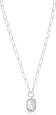Ettika Deco Crystal Pendant Necklace