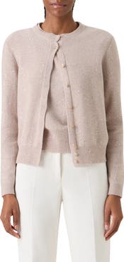 Akris Sequin Virgin Wool & Cashmere Blend Cardigan