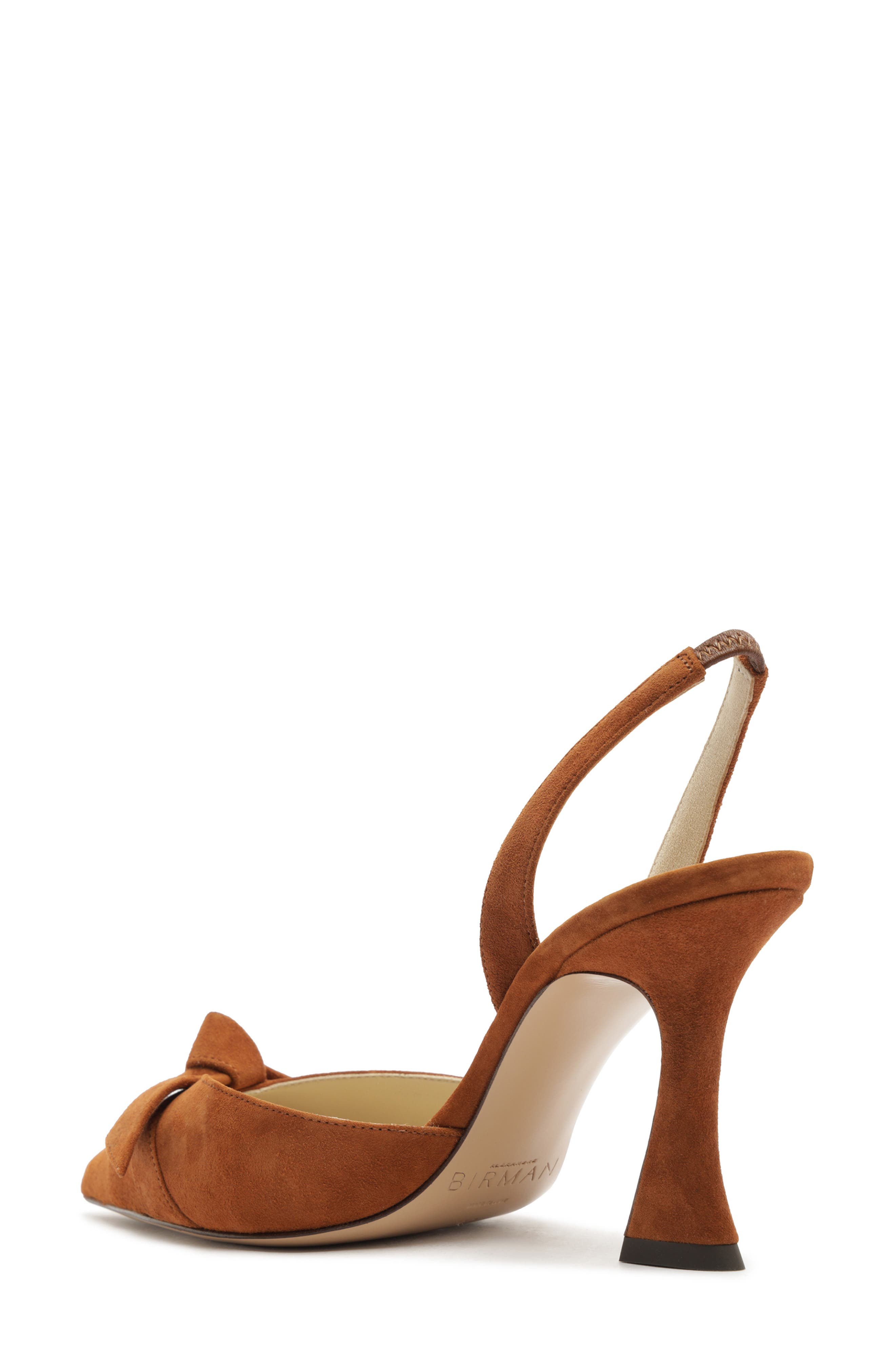 Clarita Pointed Toe Slingback Pump, Alternate, color, ESPRESSO