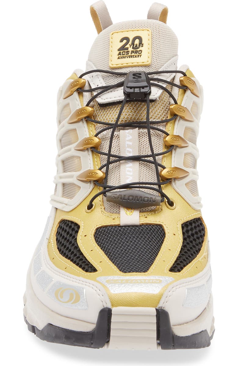 Salomon ACS Pro 20Y Sneaker, Alternate, color, Rich Gold Old/ Silver Cloud