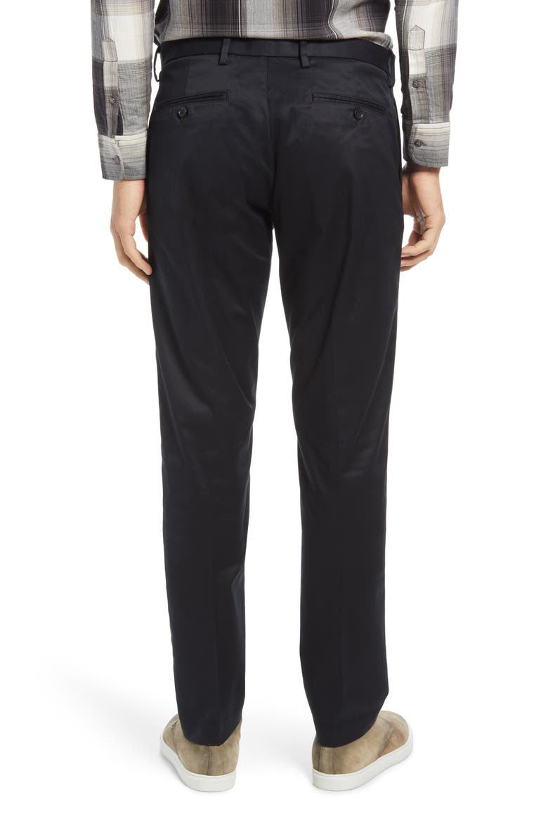 Men's Athletic Fit Leg Non-Iron Chinos, Alternate, color, BLACK