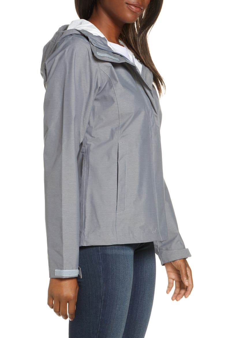 Venture 2 Waterproof Jacket, Alternate, color, TNF MED GREY HEAT/TNF BLACK