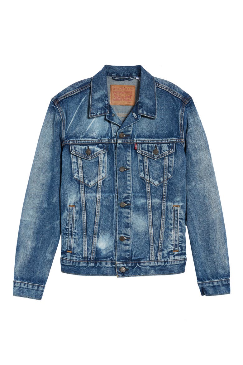 Levi's® Denim Trucker Jacket, Alternate, color, MEDIUM BLUE