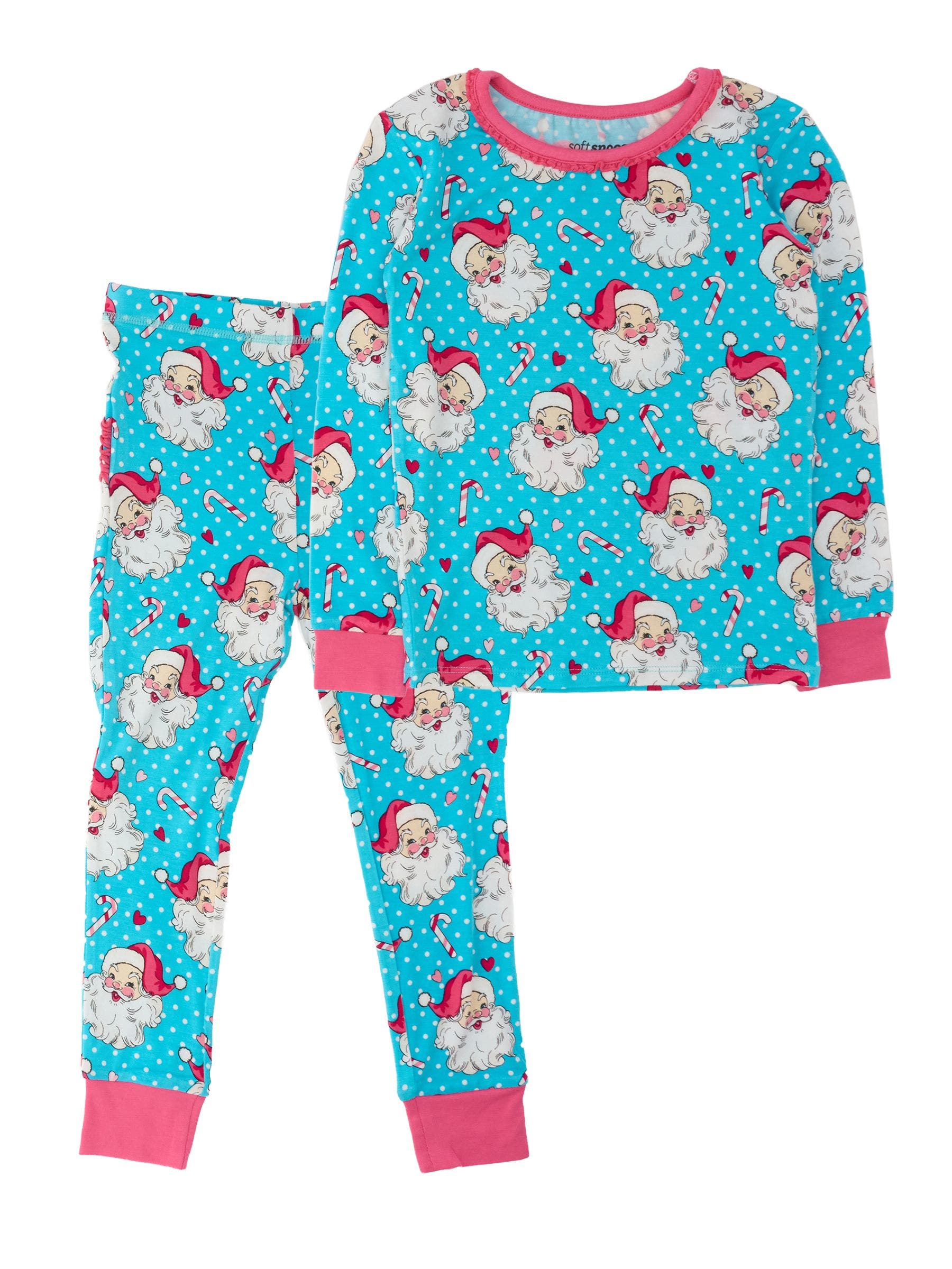 Blue Dots Santa Joy