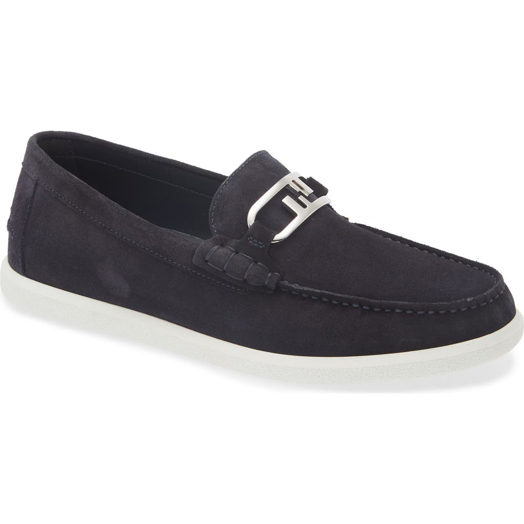 Fendi O'lock Loafer In F0dx9 Atlantico