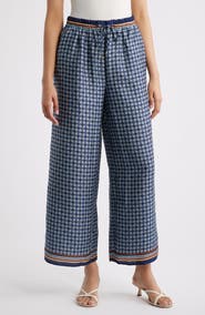Halogen® Relaxed Drawstring Satin Pants