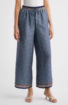 Relaxed Drawstring Satin Pants