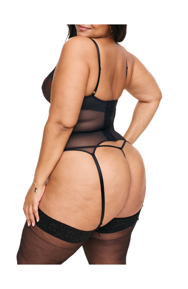 Adore Me Lovette Unlined Plunge Bustier, Alternate, color, 