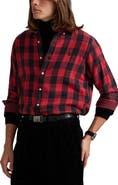 Polo Ralph Lauren Classic Fit Check Cotton Twill Button-Down Shirt