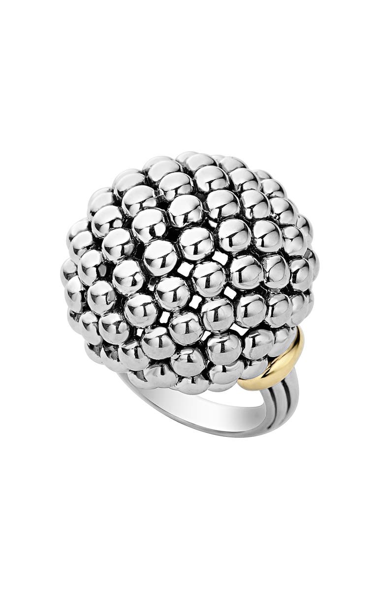 LAGOS 'Caviar Forever' Large Dome Ring, Main, color, 