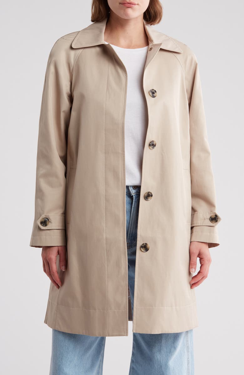 Sam Edelman Mac Single Breasted Coat, Alternate, color, Birch