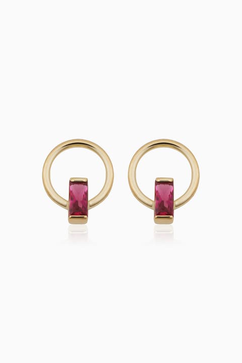 14K Gold Bella Studs Earrings