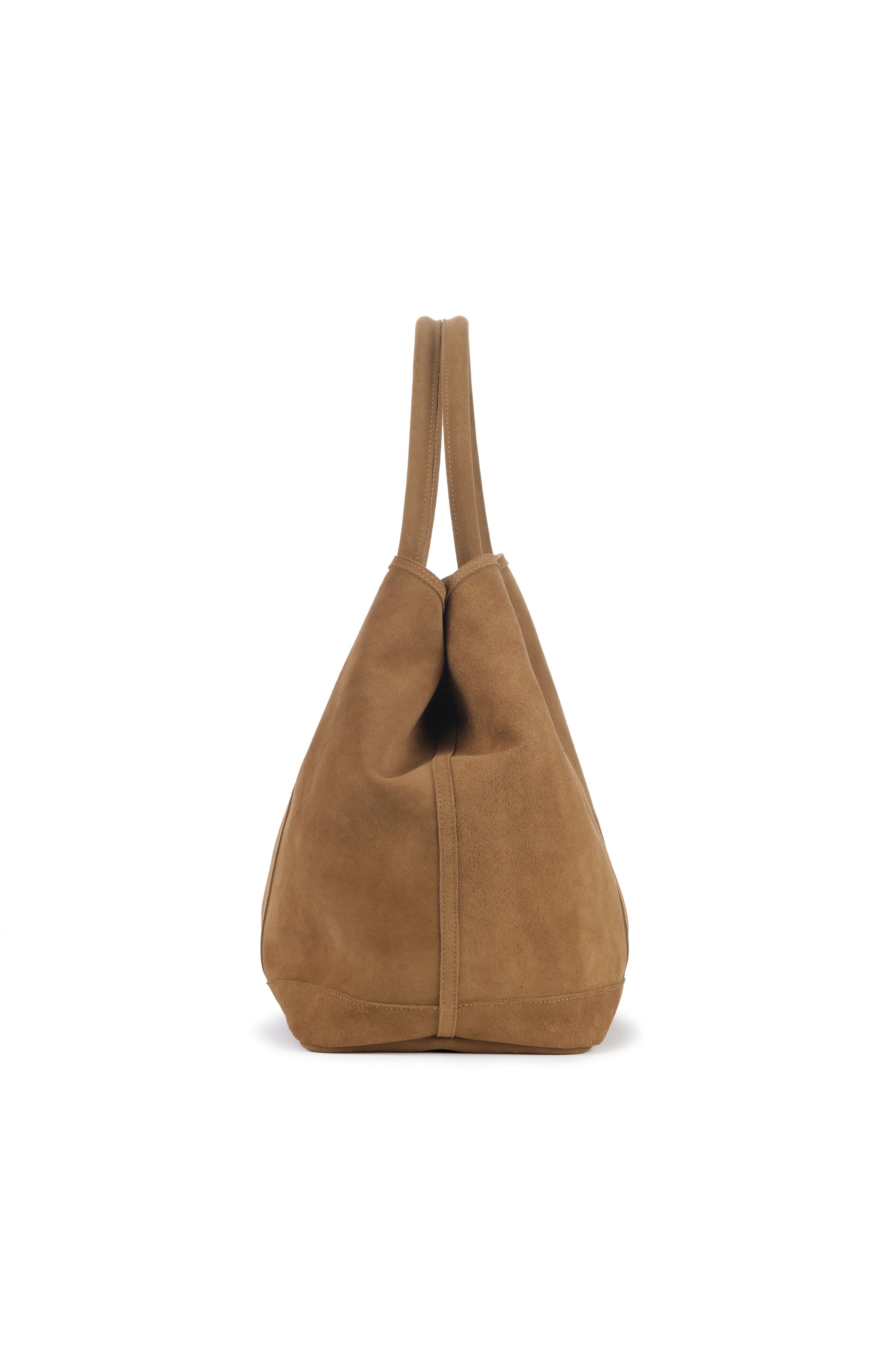 Ezra Arthur Audrey Nubuck Suede Leather XL Tote Bag, Alternate, color, Sand
