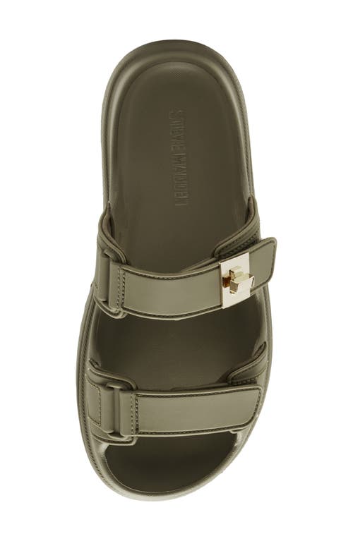 Steve Madden Bigschmona Platform Sandal In Olive