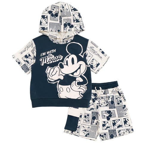 Short Sleeve Hoodie & Shorts Set