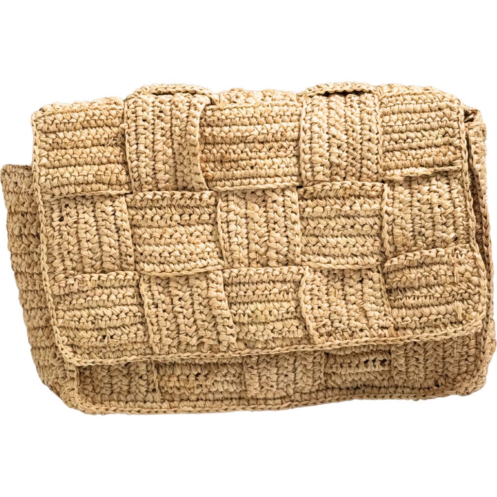 Zanatany Concepts Cracky Raffia Bag in Beige  product
